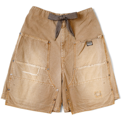 Kapital Canvas W Knee Easy Shorts (Farmer Remake) | CO JP Kapital Canvas W Knee Easy Shorts (Farmer Remake) | CO JP