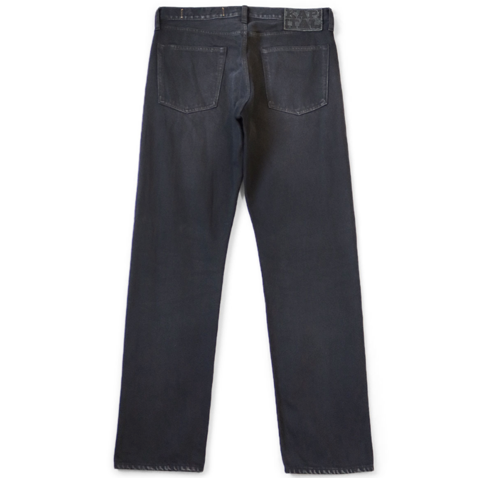 Kapital 14oz Black x Black Denim 5P Monkey Cisco (Processed)