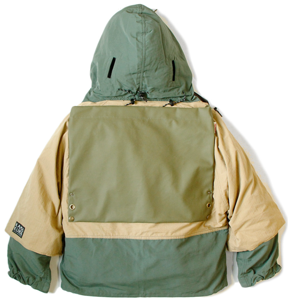 Kapital 60/40 Cross x Ripstop Military KAMAKURA Anorak Jacket