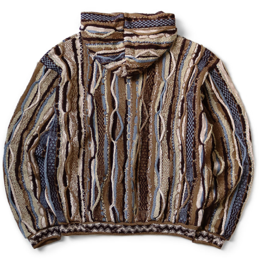 Kapital 7G Knit Gaudy Hooded Sweater