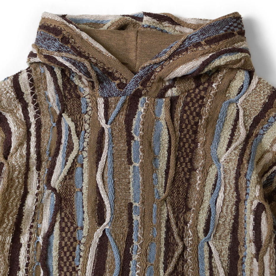 Kapital 7G Knit Gaudy Hooded Sweater