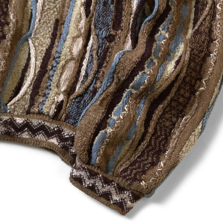 Kapital 7G Knit Gaudy Hooded Sweater