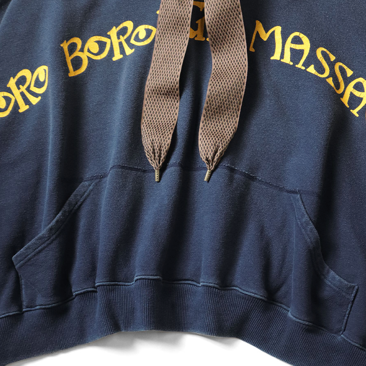Kapital Fleece Devil Hoodie (Boro Borough Massacre Pt) Small
