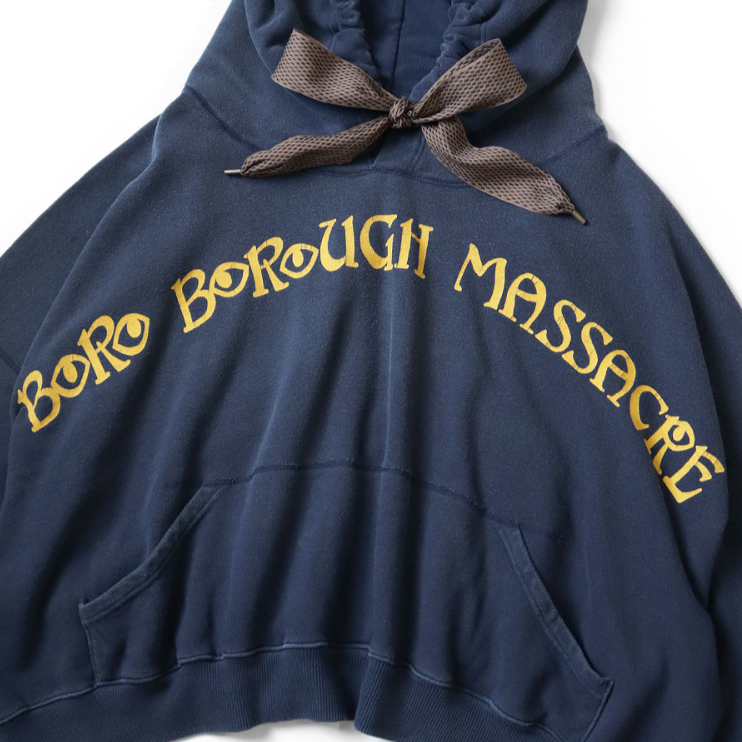 Kapital Fleece Devil Hoodie (Boro Borough Massacre Pt) Small