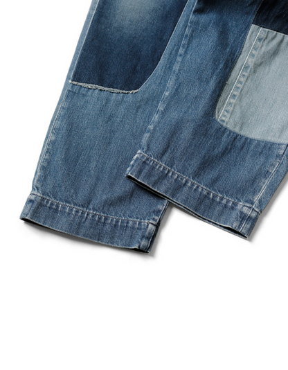Kapital 11.5oz Denim Mining Damaged High Waist Dakota Pants