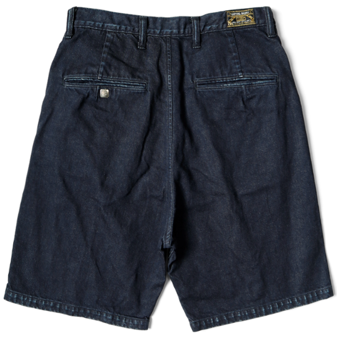 Kapital 12oz Yagasuri Jacquard Denim Shorts