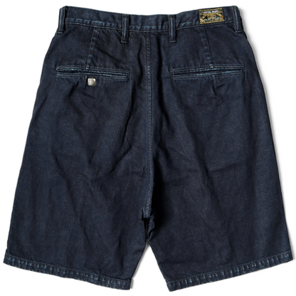 Kapital 12oz Yagasuri Jacquard Denim Shorts