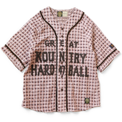 Kapital Fancy Tweed Great Kountry Baseball Shirt