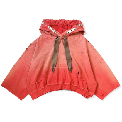 Fleece Thriller Damaged Devil Hoodie (Studs Remake) | CO JP Fleece Thriller Damaged Devil Hoodie (Studs Remake) | CO JP