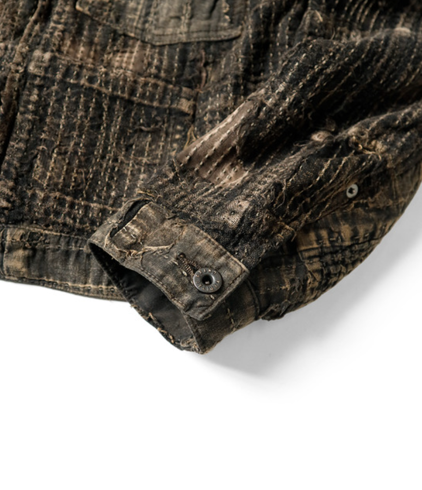 5 KAPITAL BLACK BORO SPRING 1ST JACKET 5 KAPITAL BLACK BORO SPRING 1ST JACKET