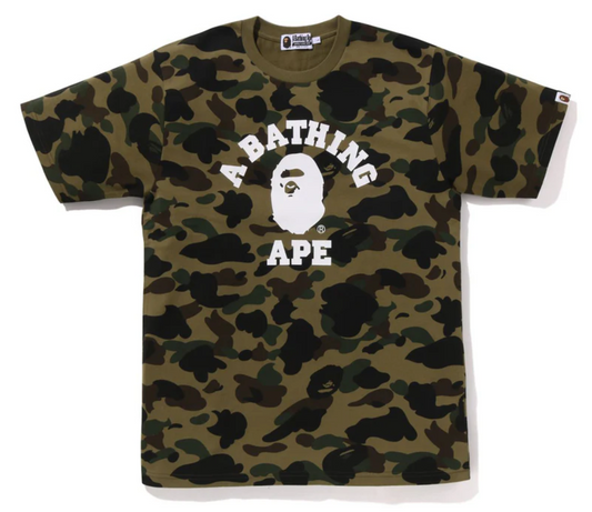 BAPE 1ST CAMO COLLEGE TEE