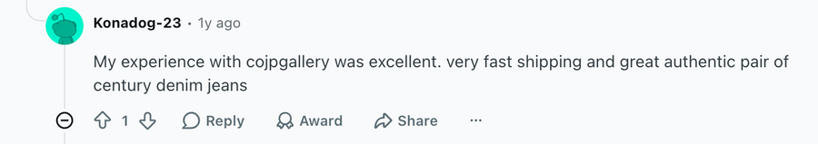 Reddit comment screenshot