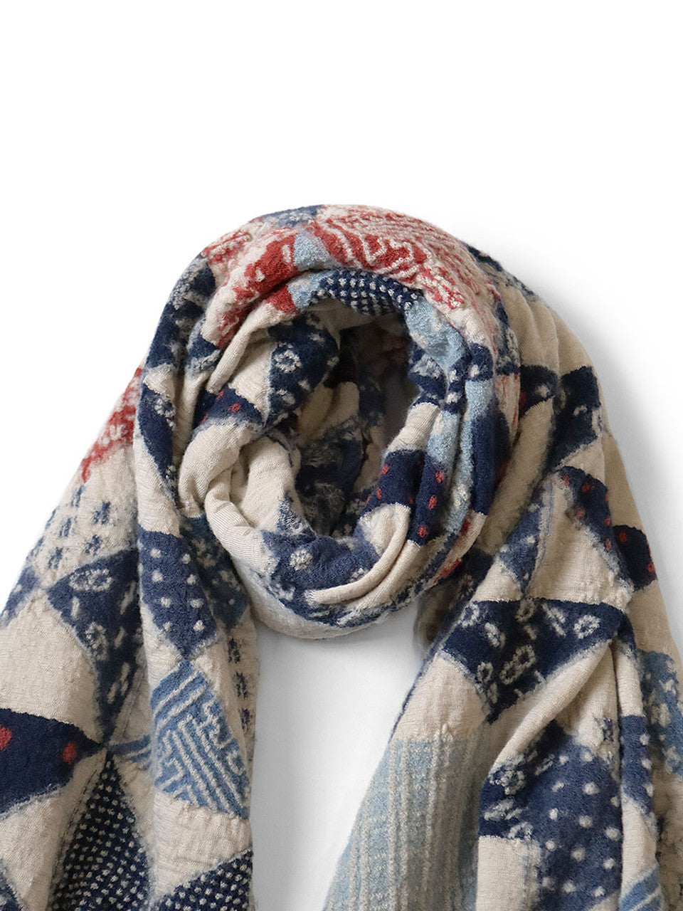 Kapital Felted Wool Indigo Scarf