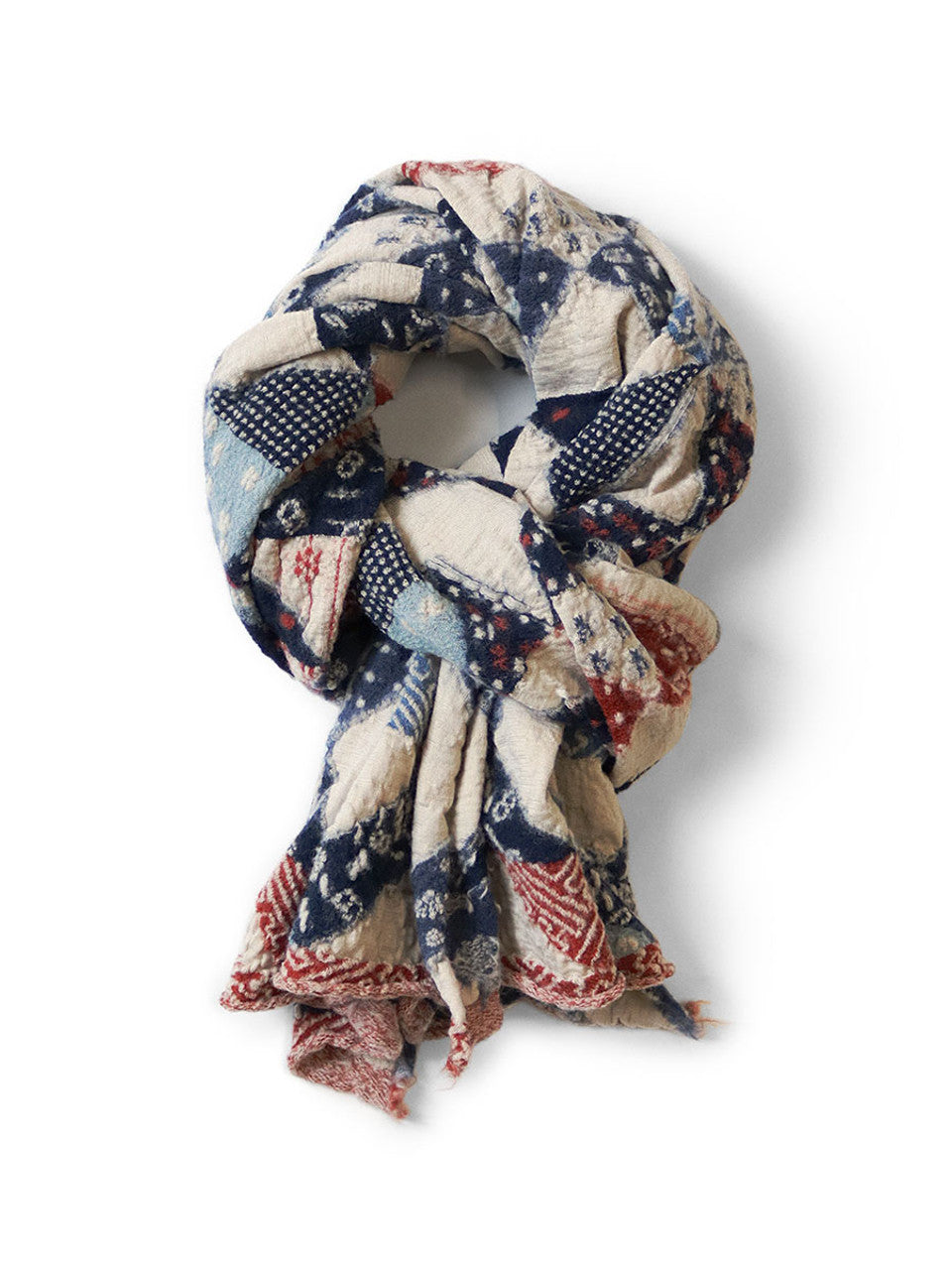 Kapital Felted Wool Indigo Scarf