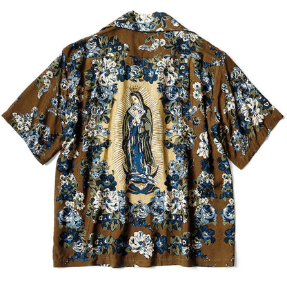 Kapital Silk Rayon Champetre Peckish Maria Button Shirt
