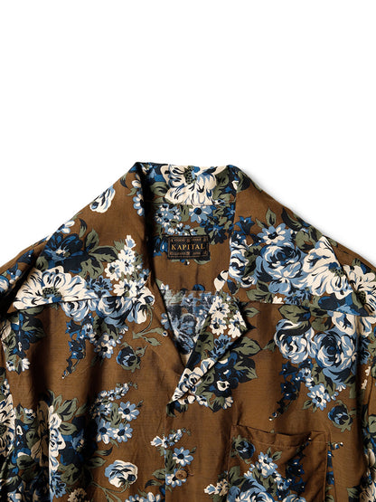 Kapital Silk Rayon Champetre Peckish Maria Button Shirt