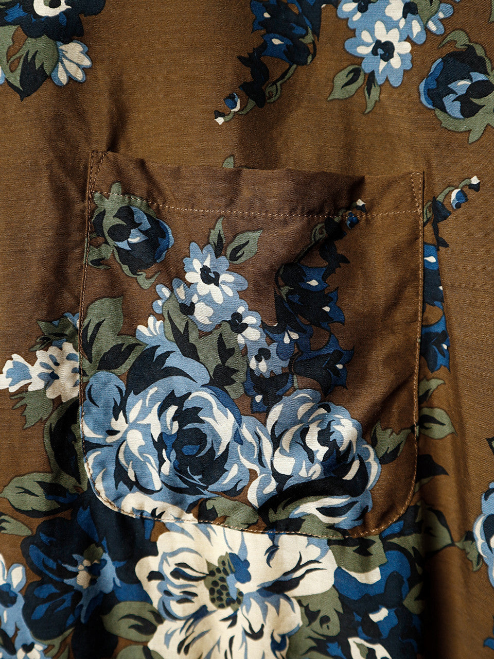 Kapital Silk Rayon Champetre Peckish Maria Button Shirt