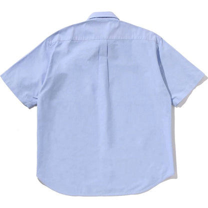 BAPE 1ST CAMO APPLIQUE OXFORD SS SHIRT