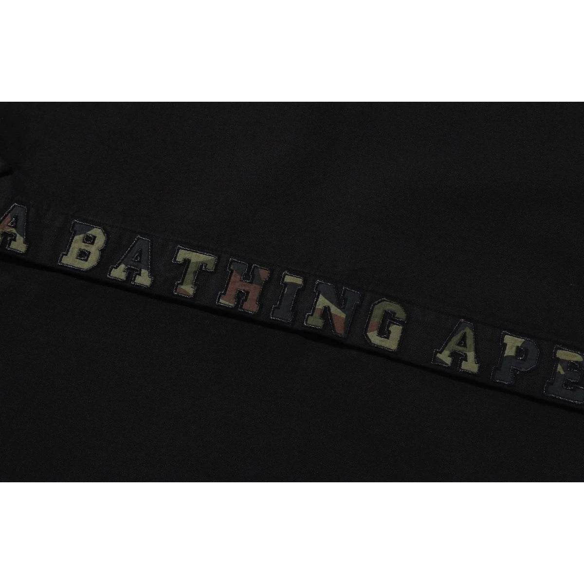 BAPE 1ST CAMO APPLIQUE OXFORD SS SHIRT