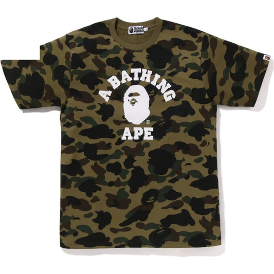 BAPE 1ST CAMO COLLEGE TEE