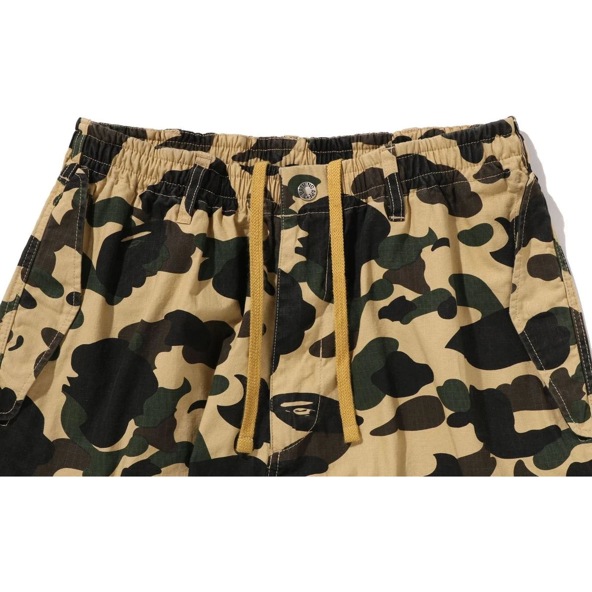 BAPE 1ST CAMO RIPSTOP CARGO SHORTS