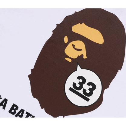 BAPE A BATHING APE 33RD ANNIV. APE HEAD TEE