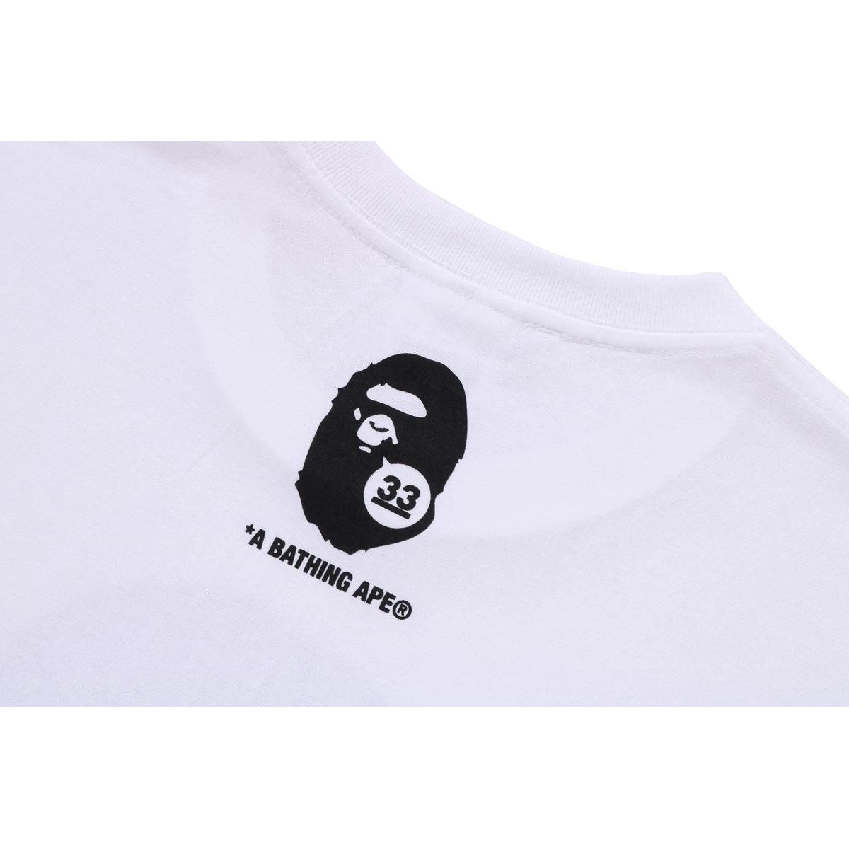 BAPE A BATHING APE 33RD ANNIV. APE HEAD TEE