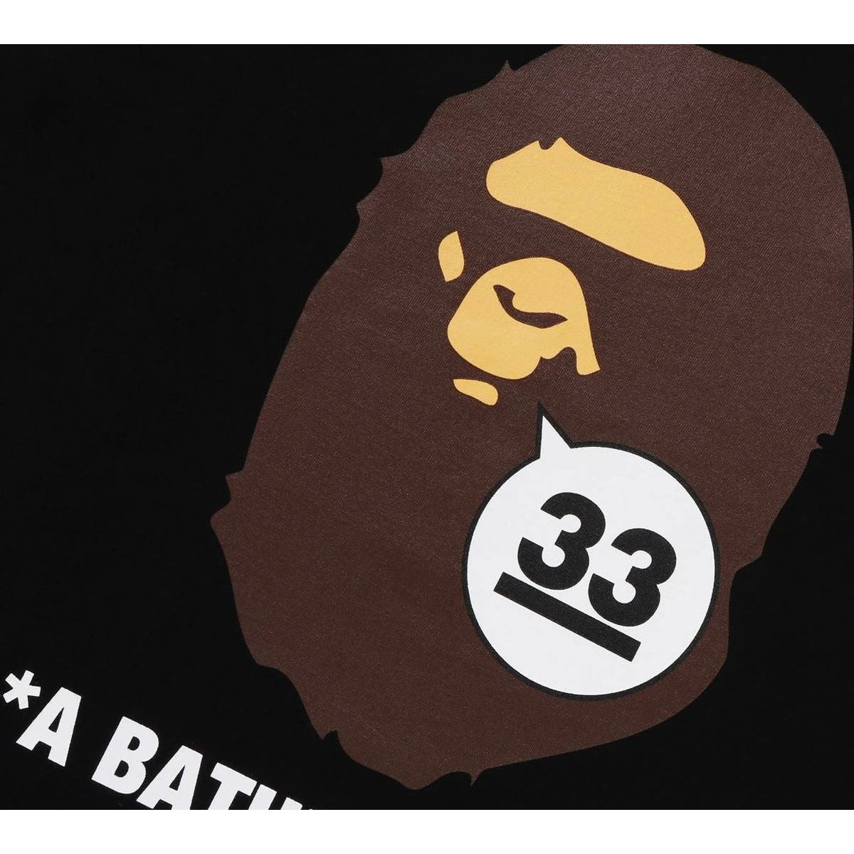 BAPE A BATHING APE 33RD ANNIV. APE HEAD TEE
