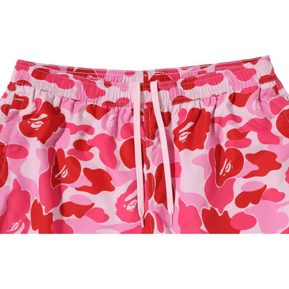 BAPE ABC CAMO APE HEAD ONE POINT BEACH SHORTS