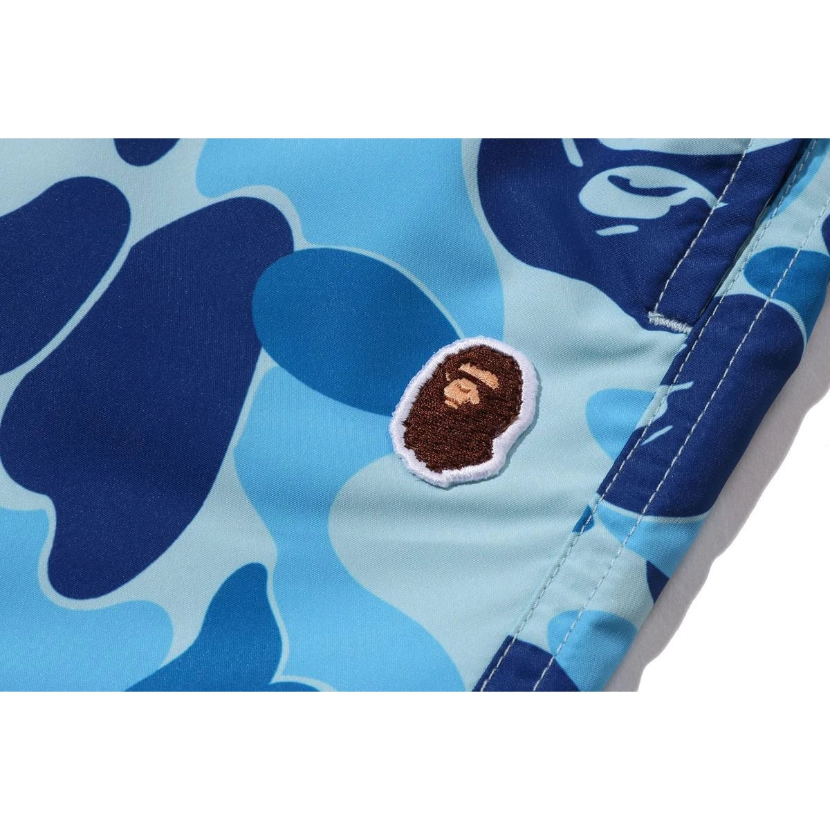 BAPE ABC CAMO APE HEAD ONE POINT BEACH SHORTS