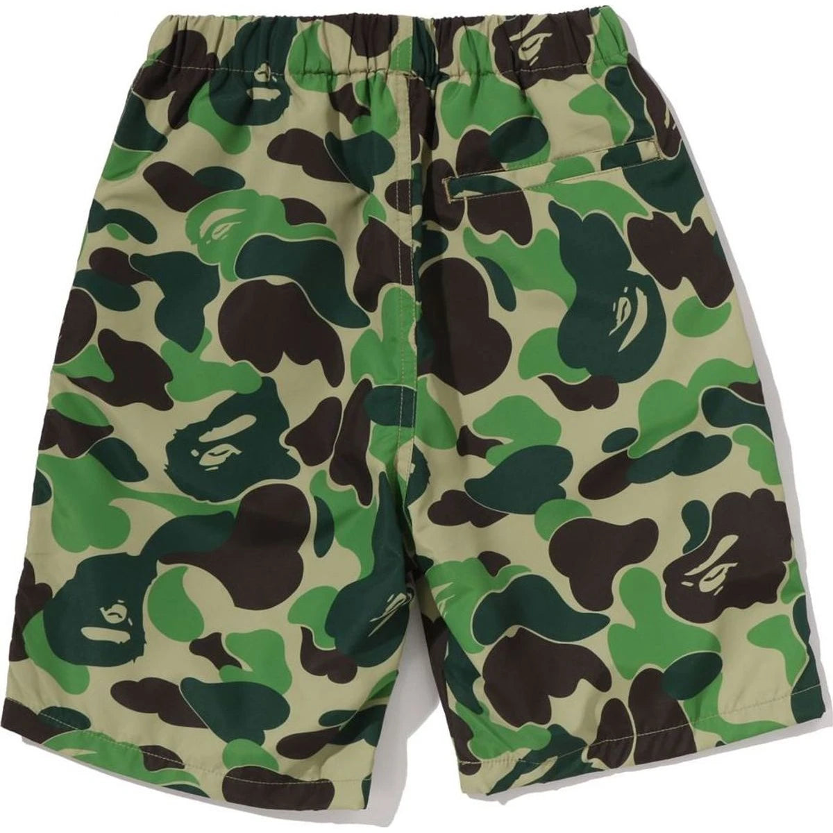 BAPE ABC CAMO APE HEAD ONE POINT BEACH SHORTS