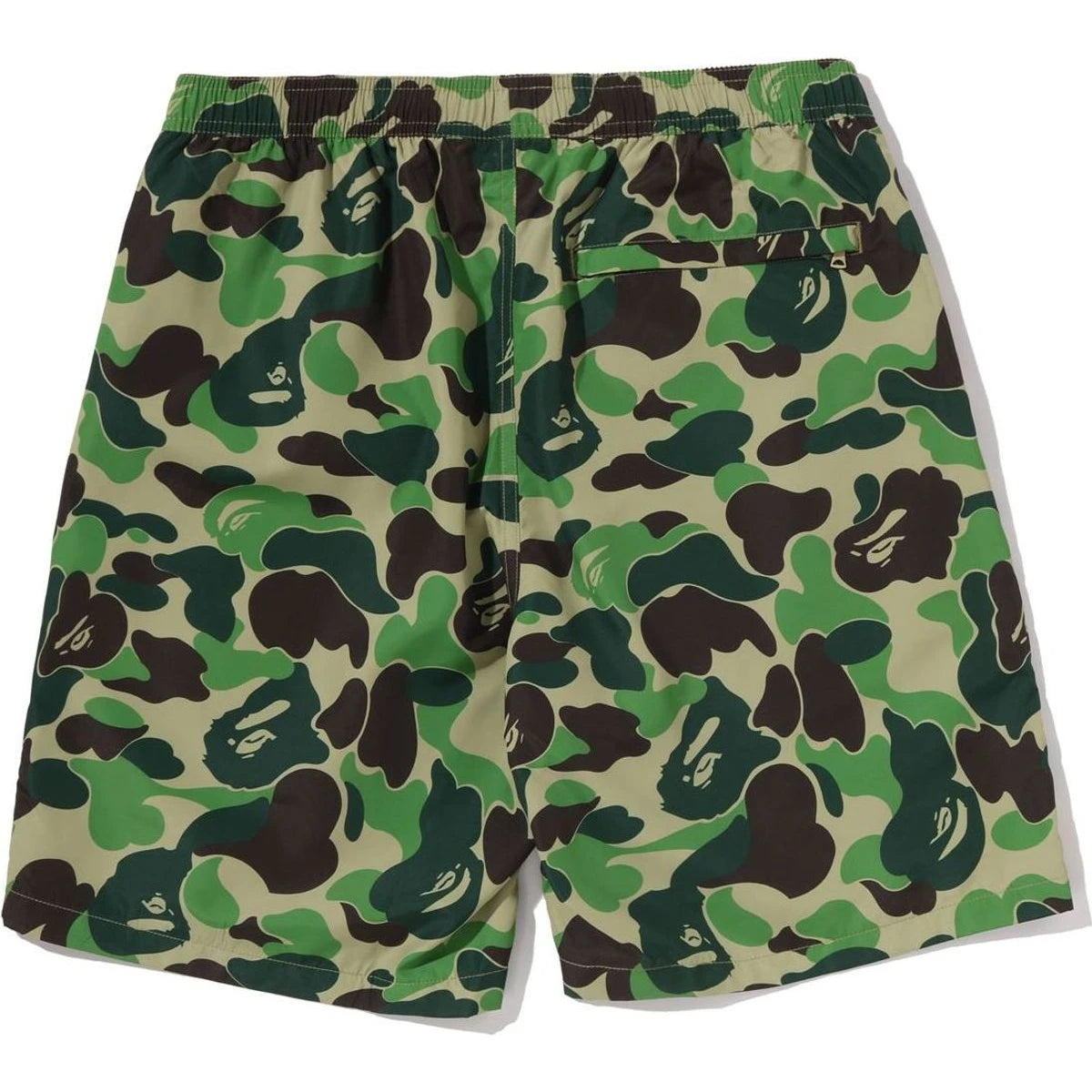 BAPE ABC CAMO APE HEAD ONE POINT BEACH SHORTS