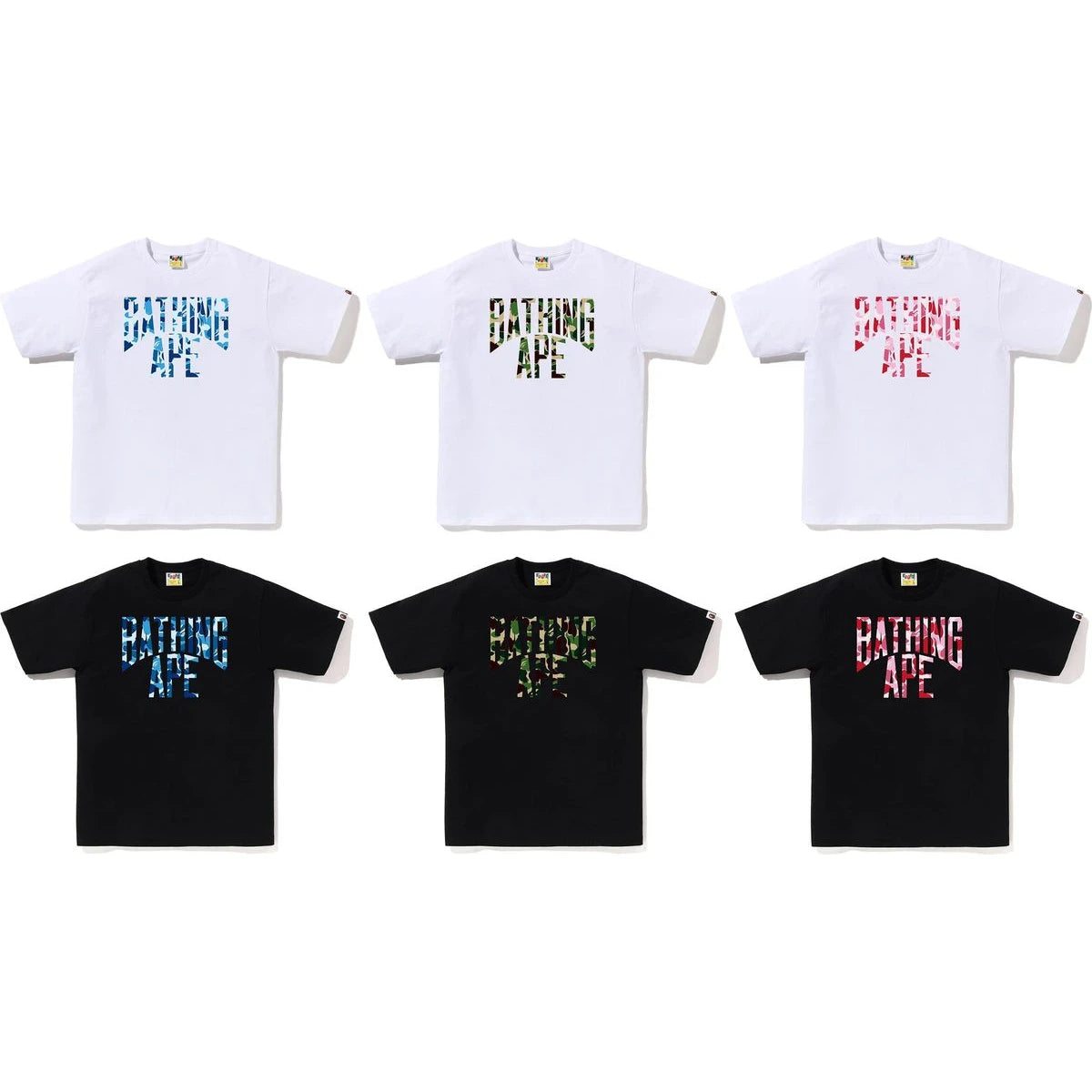 BAPE ABC CAMO NYC LOGO TEE