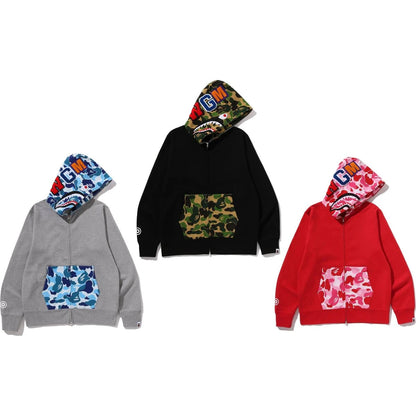 BAPE ABC CAMO SHARK FULL ZIP HOODIE