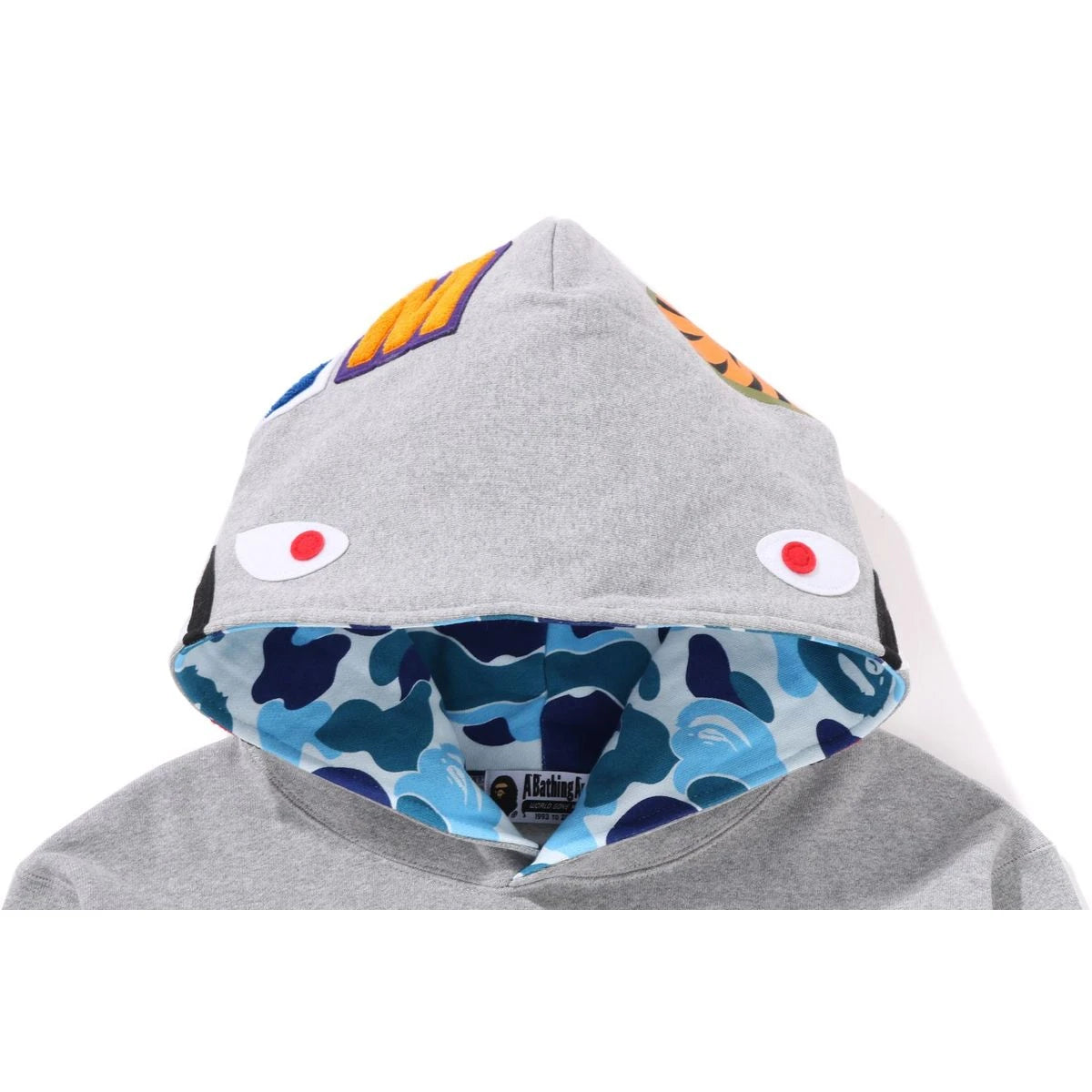 BAPE ABC CAMO SHARK PULLOVER HOODIE