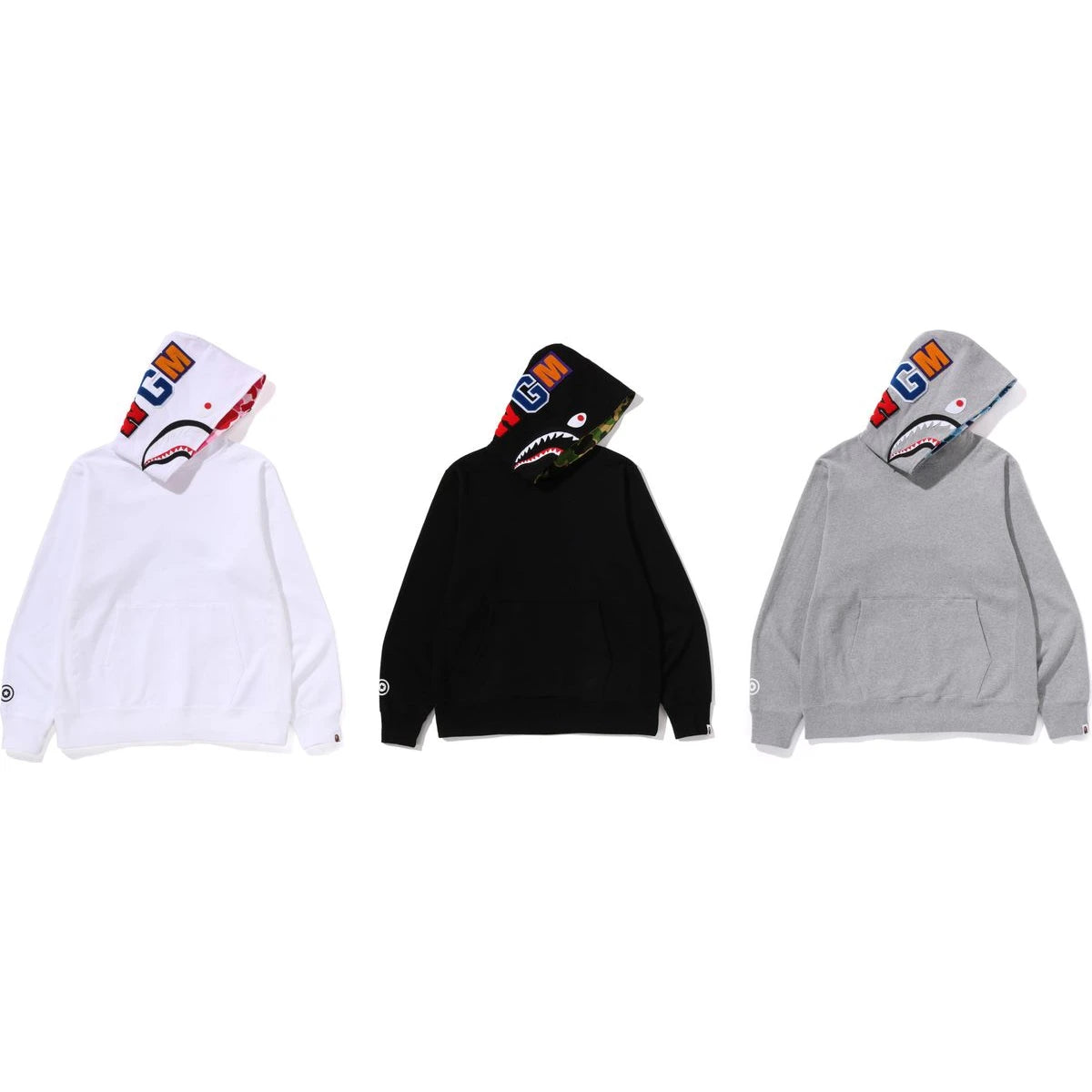 BAPE ABC CAMO SHARK PULLOVER HOODIE