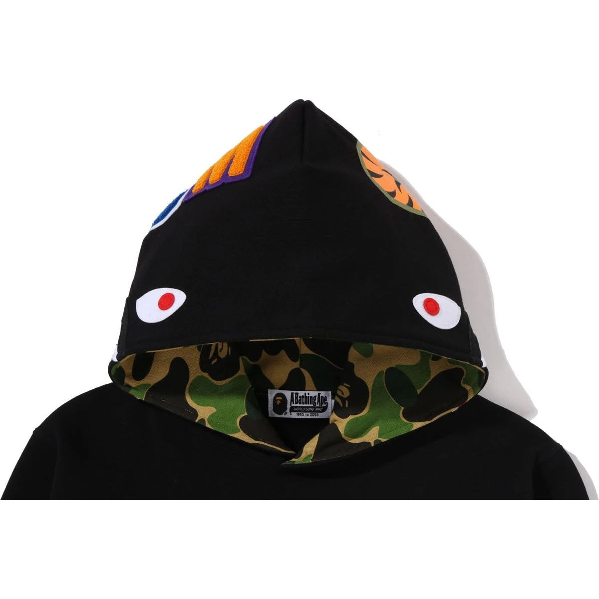 BAPE ABC CAMO SHARK PULLOVER HOODIE