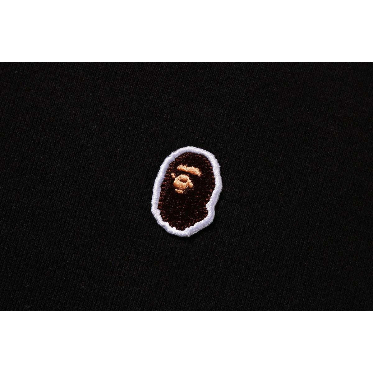 BAPE APE HEAD ONE POINT CROPPED PULLOVER HOODIE