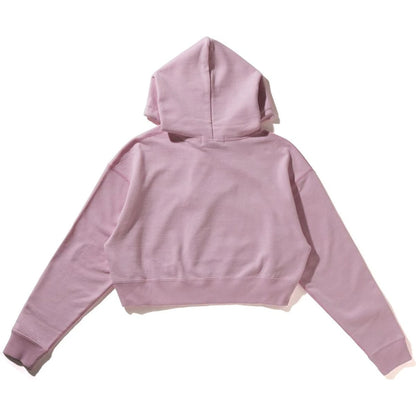 BAPE APE HEAD ONE POINT CROPPED PULLOVER HOODIE