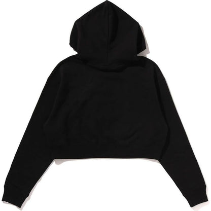BAPE APE HEAD ONE POINT CROPPED ZIP HOODIE