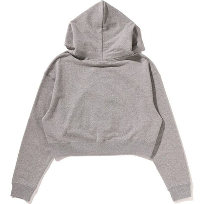 BAPE APE HEAD ONE POINT CROPPED ZIP HOODIE