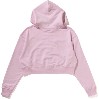 BAPE APE HEAD ONE POINT CROPPED ZIP HOODIE