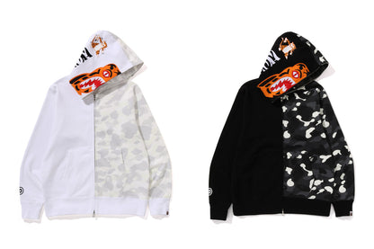 BAPE CITY CAMO TIGER SHARK FULL ZIP HOODIE