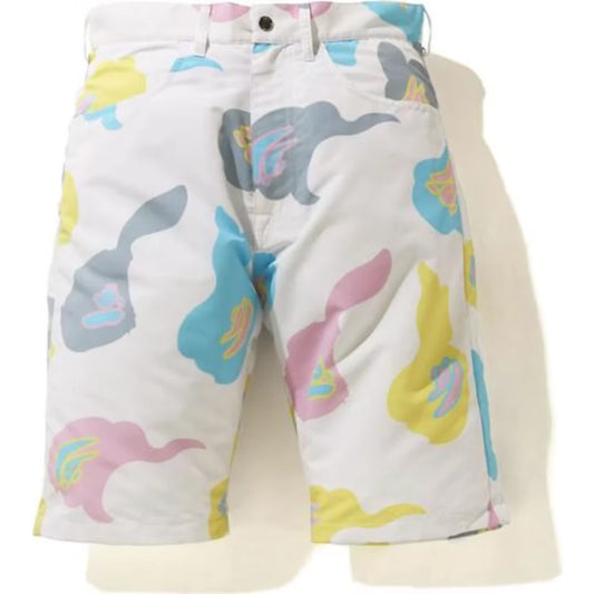 Bape Def Camo Wide Shorts