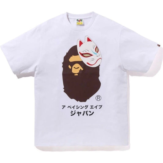 BAPE JAPANESE FOX MASK TEE