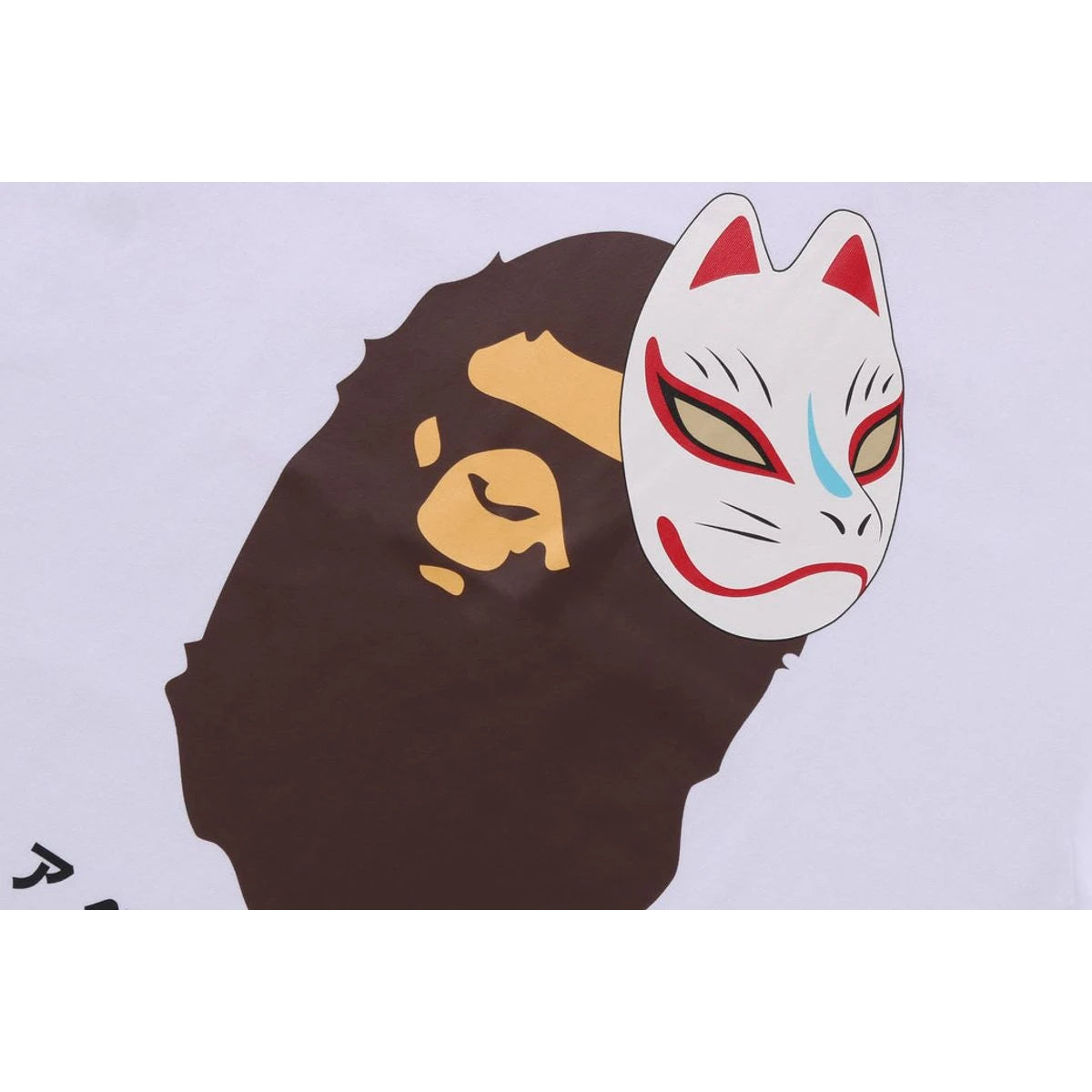 BAPE JAPANESE FOX MASK TEE