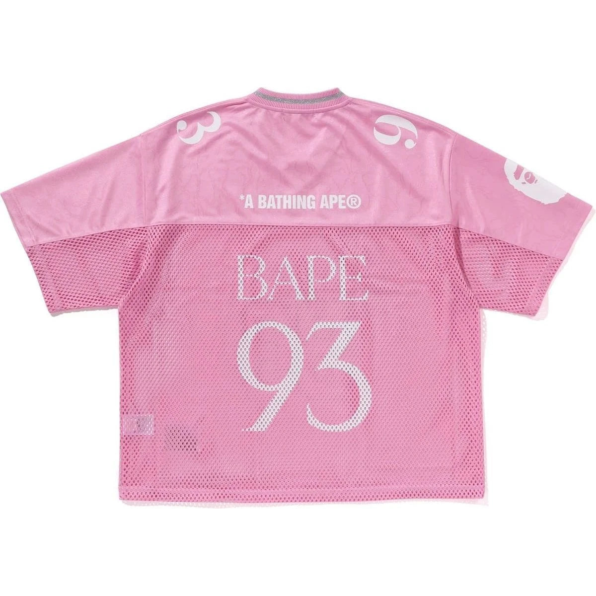 BAPE LINE CAMO MULTI LOGO RELAXED FIT FOOTBALL JERSEY