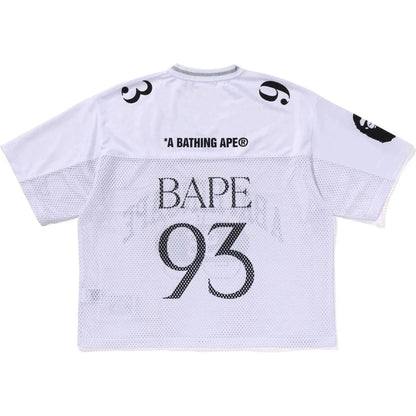 BAPE LINE CAMO MULTI LOGO RELAXED FIT FOOTBALL JERSEY