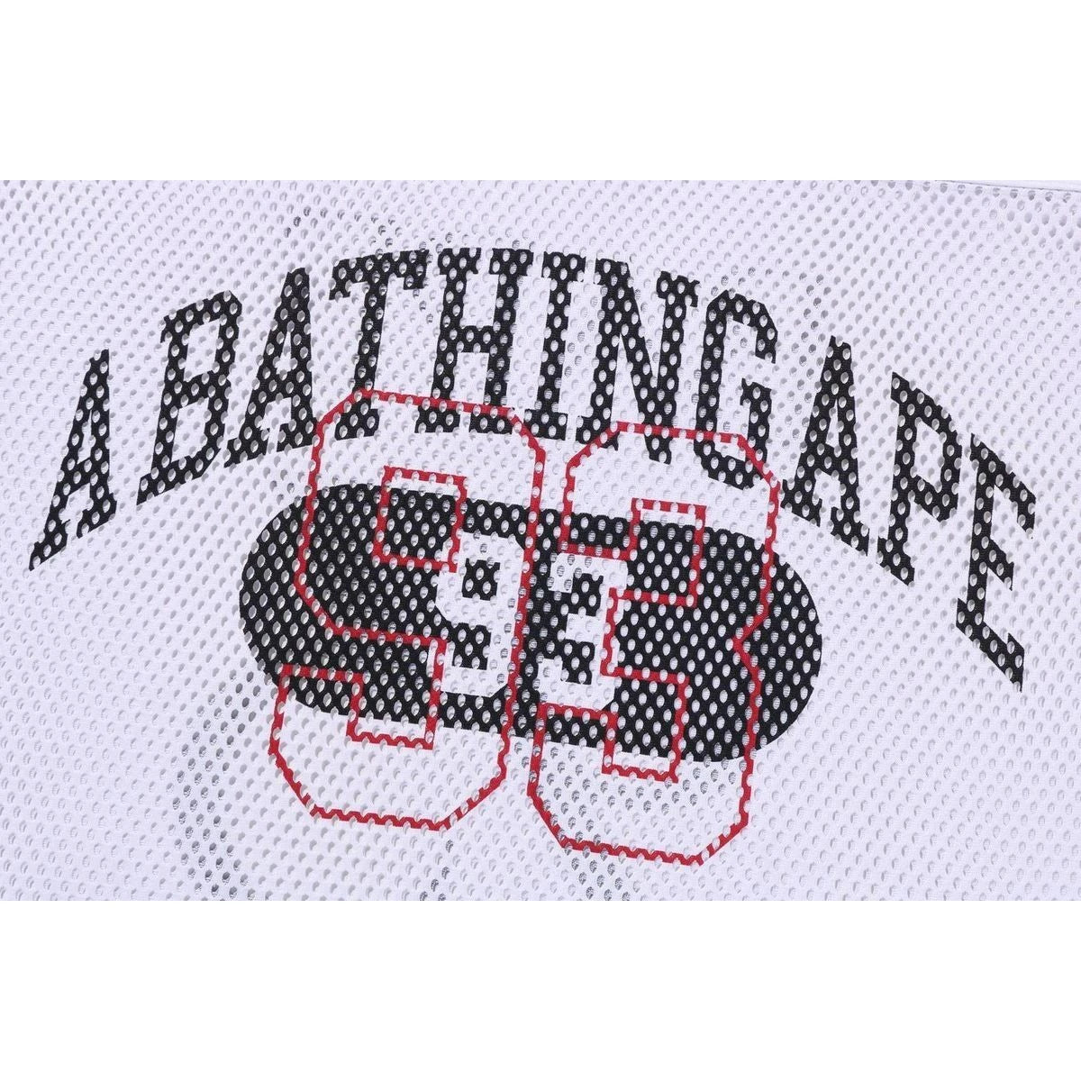BAPE LINE CAMO MULTI LOGO RELAXED FIT FOOTBALL JERSEY