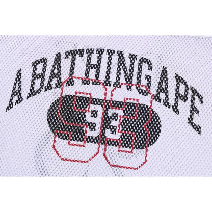 BAPE LINE CAMO MULTI LOGO RELAXED FIT FOOTBALL JERSEY